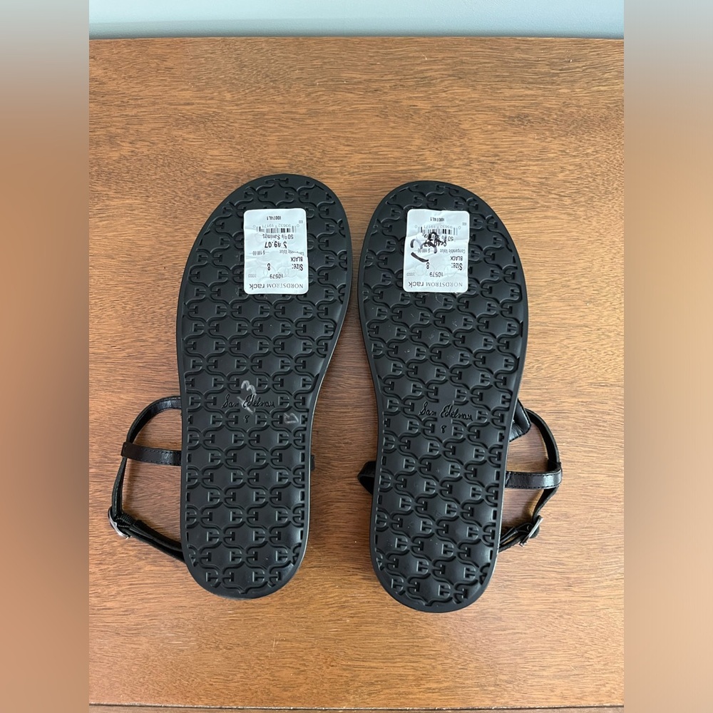 sam edelman t strap leather sandals NWOB - Picture 6 of 7